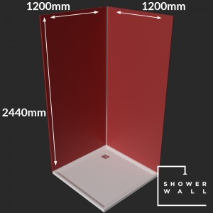 Showerwall Two Sided Kit 1200 x 1200mm