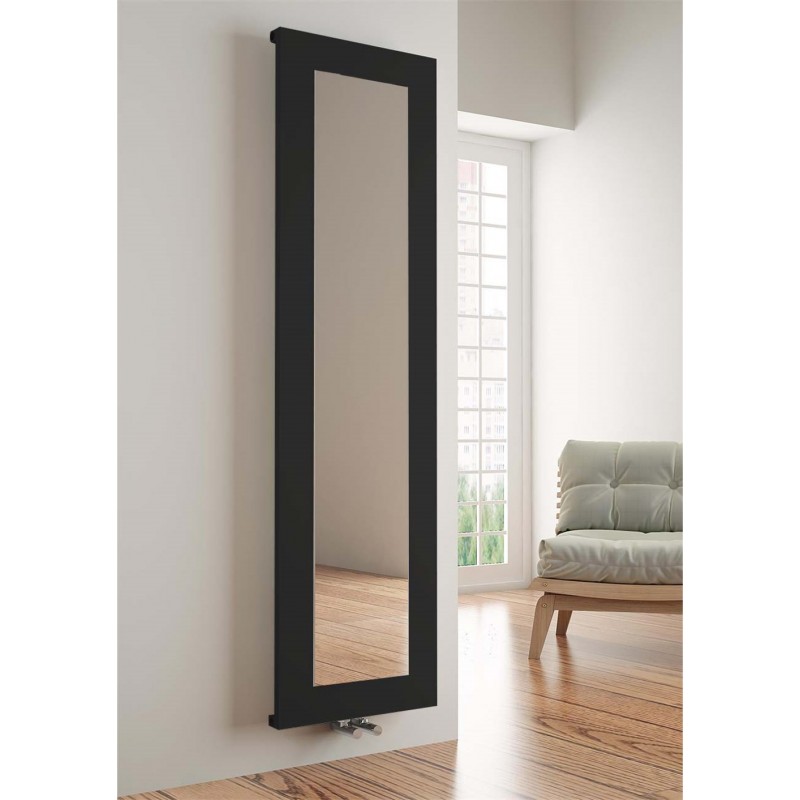 Carisa Quadro Black 470 x 1800 Aluminium Designer Mirror