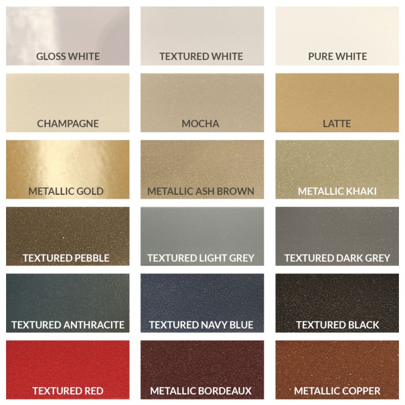 Carisa bespoke colour options