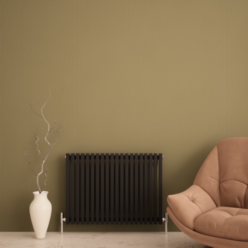 Carisa Sophia Aluminium Vertical & Horizontal Designer Radiators Black