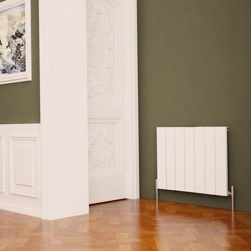 Carisa Nemo Aluminium Vertical & Horizontal Designer Radiator Side White