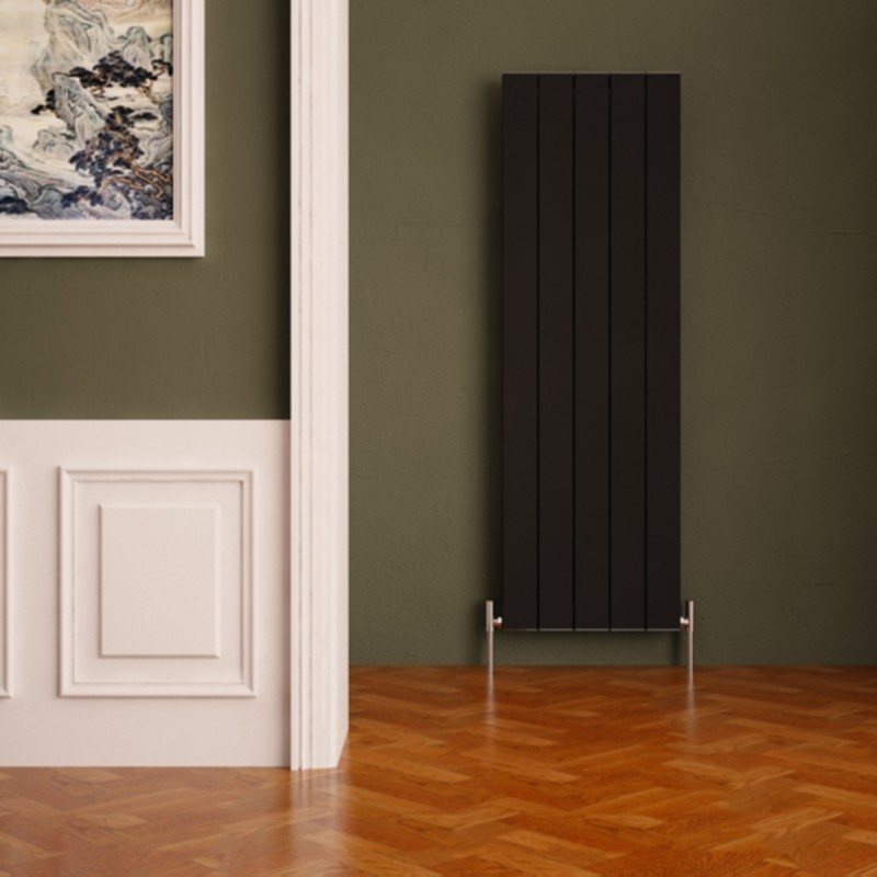 Carisa Nemo Aluminium Vertical & Horizontal Designer Radiator Black