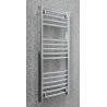 400mm (w)  x 800mm (h) Electric Curved Chrome Towel Rail (Single Heat or Thermostatic Option)