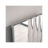 Carisa Step Mirror Aluminium Vertical Designer Radiators - close up
