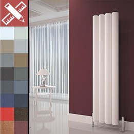Carisa Otto Aluminium Vertical Designer, 18 Bespoke Colour Chart