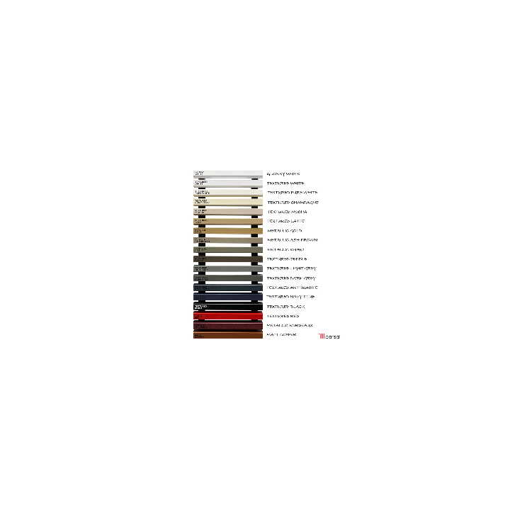 18 Bespoke Colour Chart