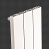 Carisa Elvino Aluminium Vertical & Horizontal Designer Radiator - close up