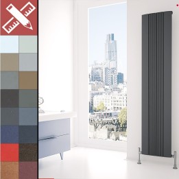 Carisa Dune Aluminium Vertical & Horizontal Designer Radiators 18 Bespoke Colours
