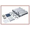 500mm (w)  x 800mm (h) Electric Curved Chrome Towel Rail (Single Heat or Thermostatic Option)