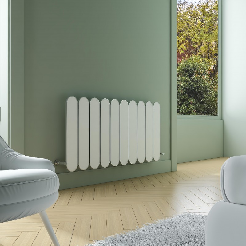 Carisa Magico Aluminium Vertical & Horizontal Designer Radiator White Horizontal