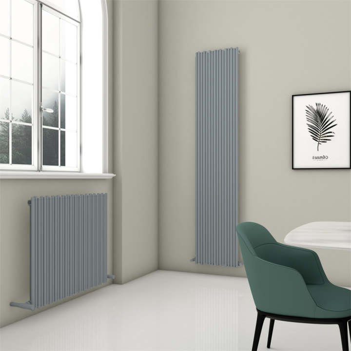 Carisa Pipette Aluminium Vertical & Horizontal Designer Radiators Anth