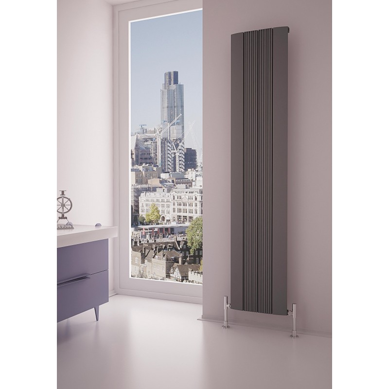 Carisa Dune Aluminium Vertical & Horizontal Designer Radiators (8 Sizes)