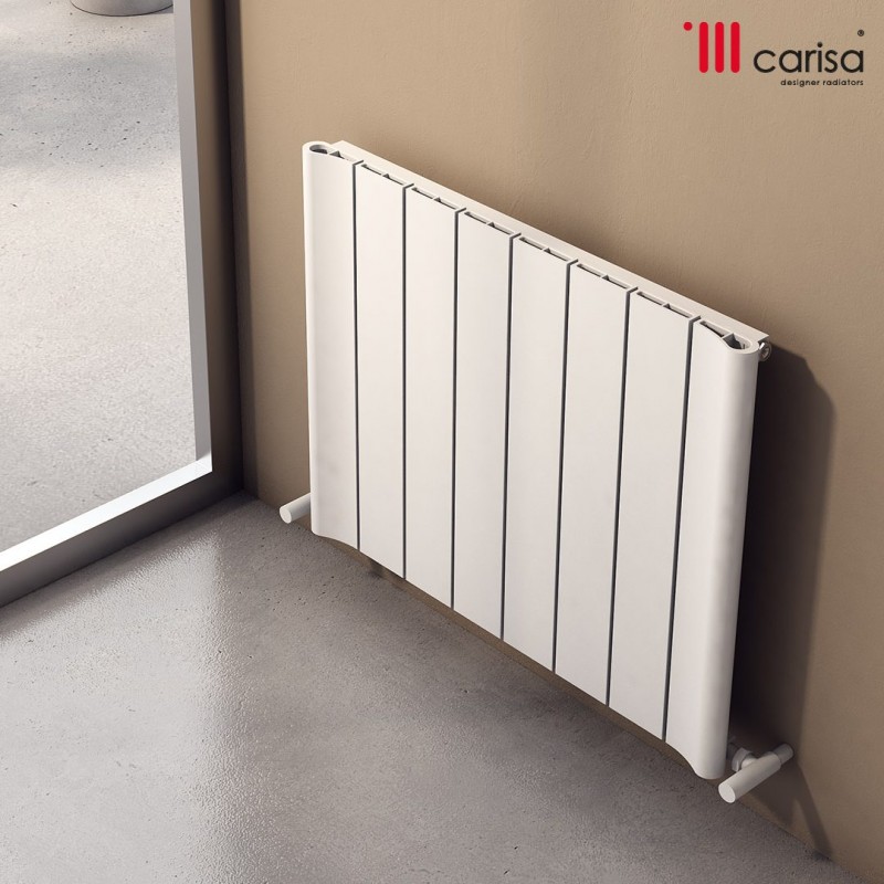 Carisa Burano Aluminium Vertical & Horizontal Designer Radiator White