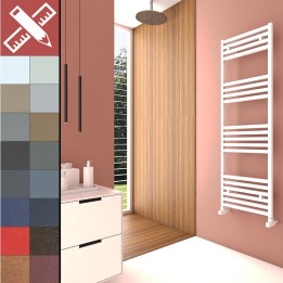 Carisa Fame Aluminium Designer Heated Towel Rails 18 Bespoke Colours