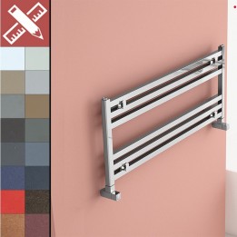 Carisa Fame Horizontal Aluminium Designer Heated Towel Rails 18 Bespoke Colours