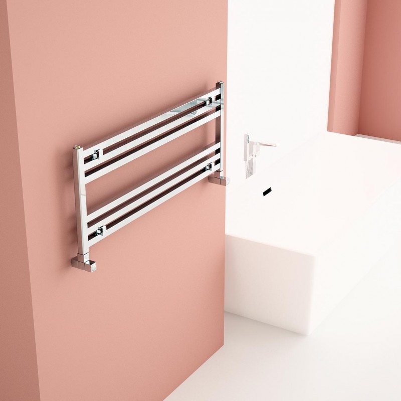 Carisa Fame Horizontal Aluminium Designer Heated Towel Rails