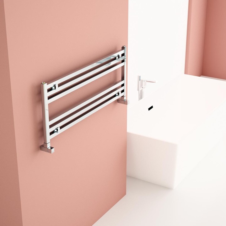 Carisa Fame Horizontal Aluminium Designer Heated Towel Rails