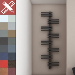Carisa Unico Aluminium Designer Heated Towel Rails 18 Bespoke Colours