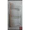 600mm  (w) x 800mm (h) Electric Curved Chrome Towel Rail (Single Heat or Thermostatic Option)