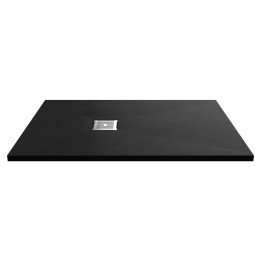 Black Slate Slimline Rectangular Shower Tray 1200 x 800mm - Main