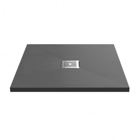 Grey Slate Slimline Square Shower Tray 800 x 800mm - Main