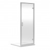 Chrome Rene Hinged Shower Door 800mm - Main