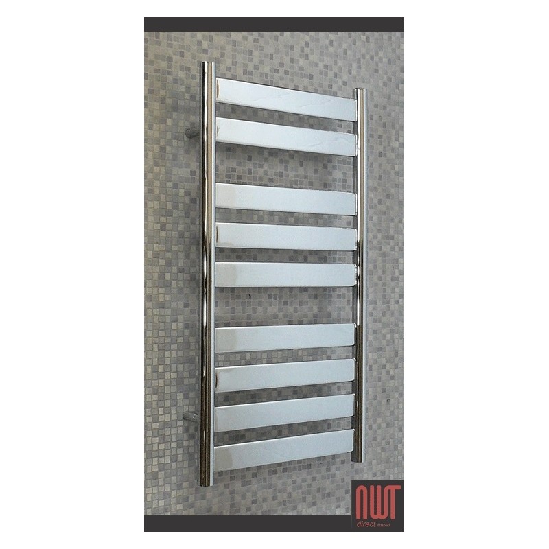 500mm (w) x 950mm (h) Electric Ruthin Chrome Towel Rail (Single Heat or Thermostatic Option)