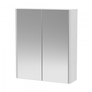 Juno White Ash 600mm Mirror Cabinet - Main