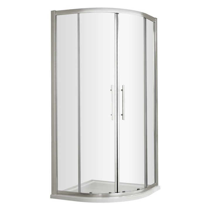 Apex Chrome Quadrant Shower Enclosure 800x800mm - Main