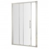 Apex Chrome 1100mm Sliding Shower Door - Main