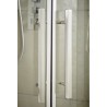 Apex Chrome 1100mm Sliding Shower Door - Insitu