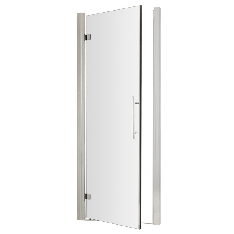 Apex Chrome 900mm Hinged Shower Door - Main