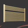900mm (w)  x 600mm (h) "Straight Brushed Brass" Towel Rail