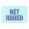 Get Naked Aqua Blue Stone Non Slip Bath Mat