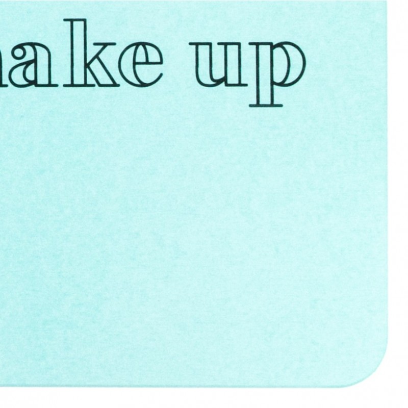 Wake Up & Make Up Aqua Blue Stone Non Slip Bath Mat