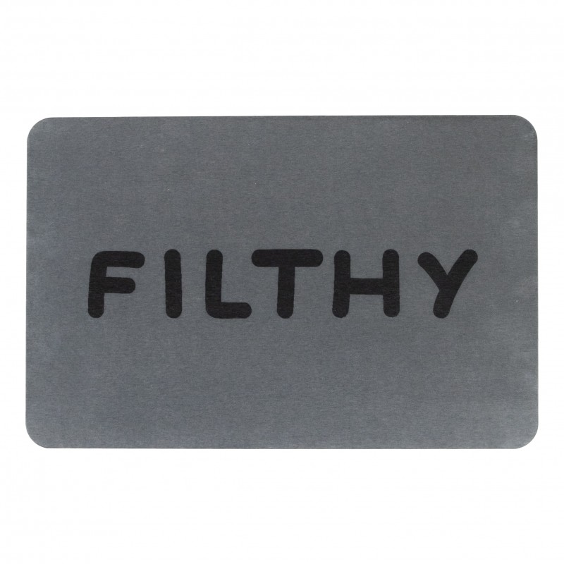 Filthy Grey Stone Non Slip Bath Mat