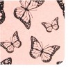 Butterfly Pink Stone Non Slip Bath Mat