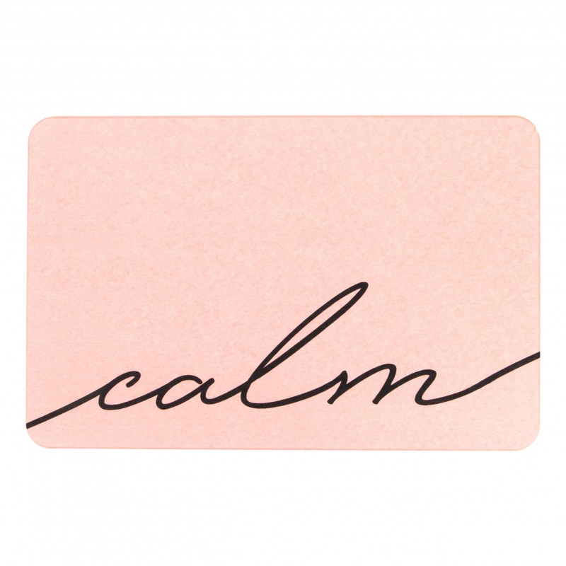 Calm Pink Stone Non Slip Bath Mat