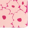 Pink Flowers Pink Stone Non Slip Bath Mat