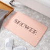 Shower Pink Stone Non Slip Bath Mat