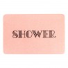 Shower Pink Stone Non Slip Bath Mat