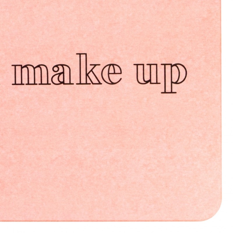 Wake Up & Make Up Pink Stone Non Slip Bath Mat