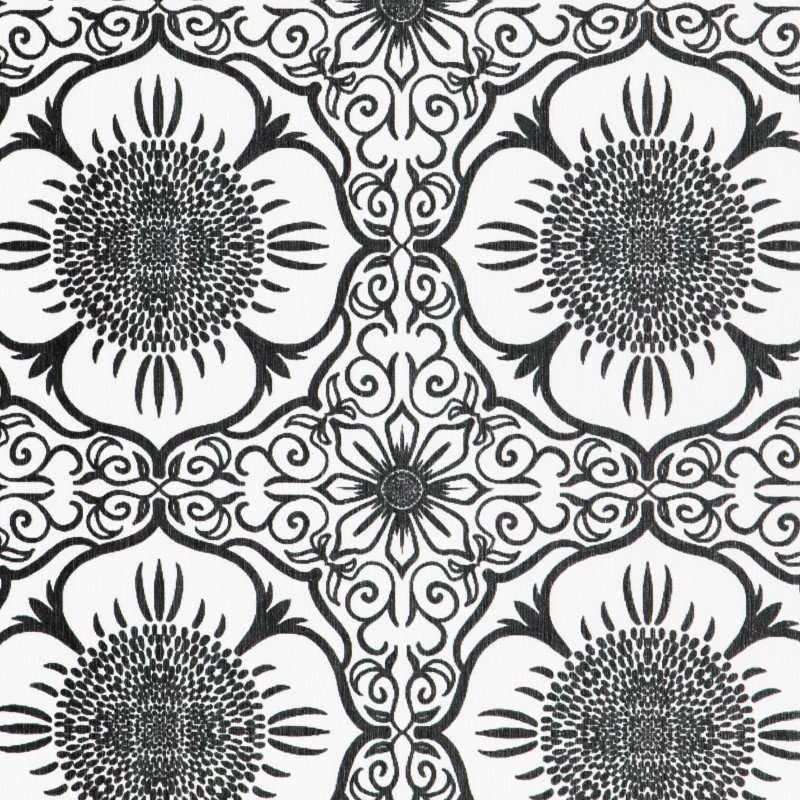 Flower Pattern White Stone Non Slip Bath Mat