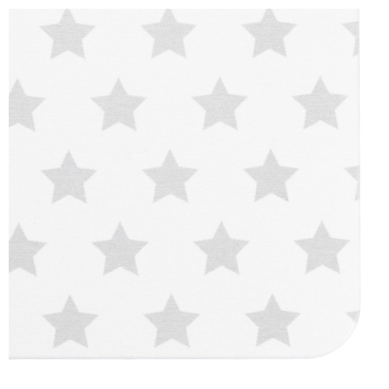 Grey Stars White Stone Non Slip Bath Mat