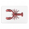 Lobster White Stone Non Slip Bath Mat