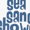 Sea Sand Shower White Stone Non Slip Bath Mat