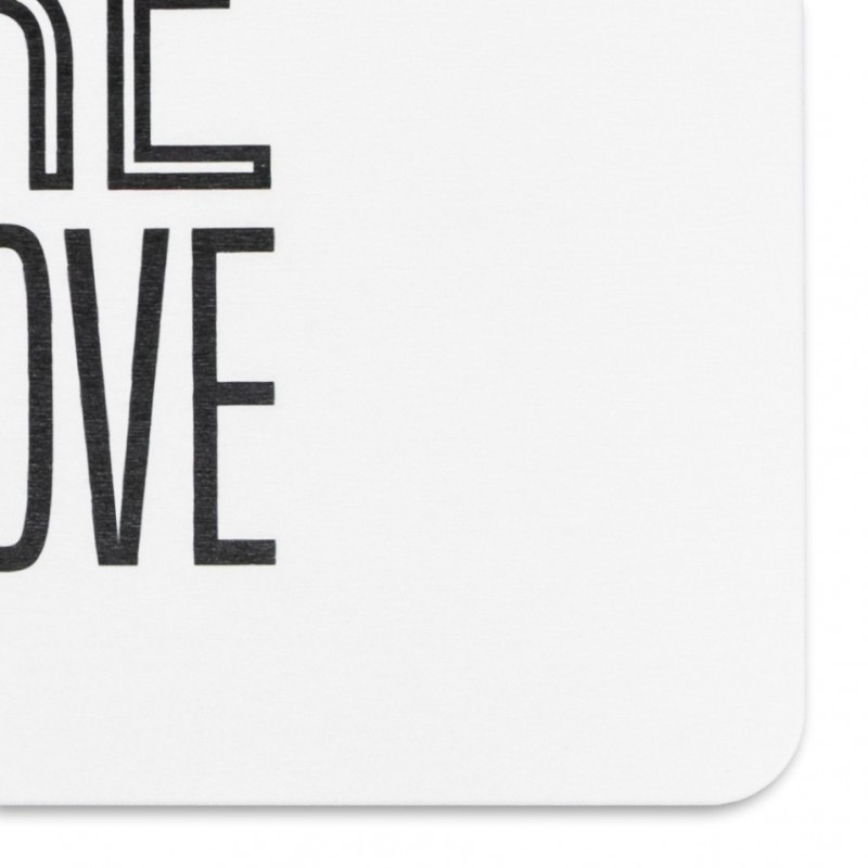 More Self Love White Stone Non Slip Bath Mat