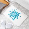 Splish Splash White Stone Non Slip Bath Mat