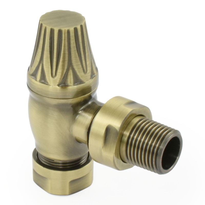 Rose Thermostatic Traditional Radiator Valves (Pair)