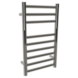 350mm (w) x 600mm (h) Polished Straight Stainless Steel Towel Rail